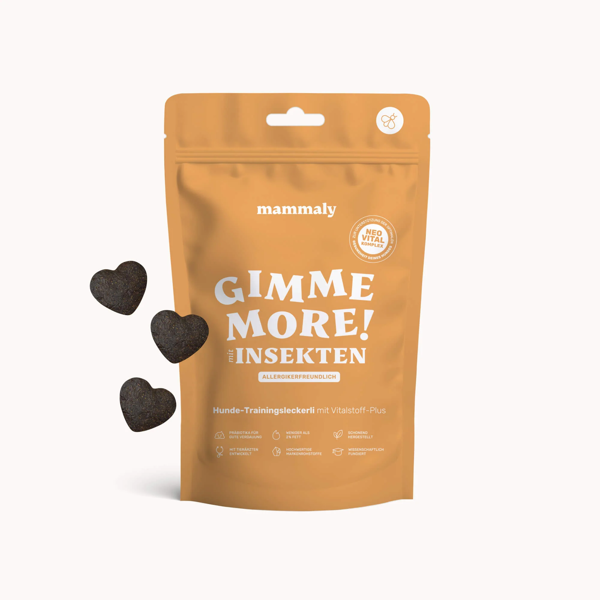 Gimme More! mit Insekten